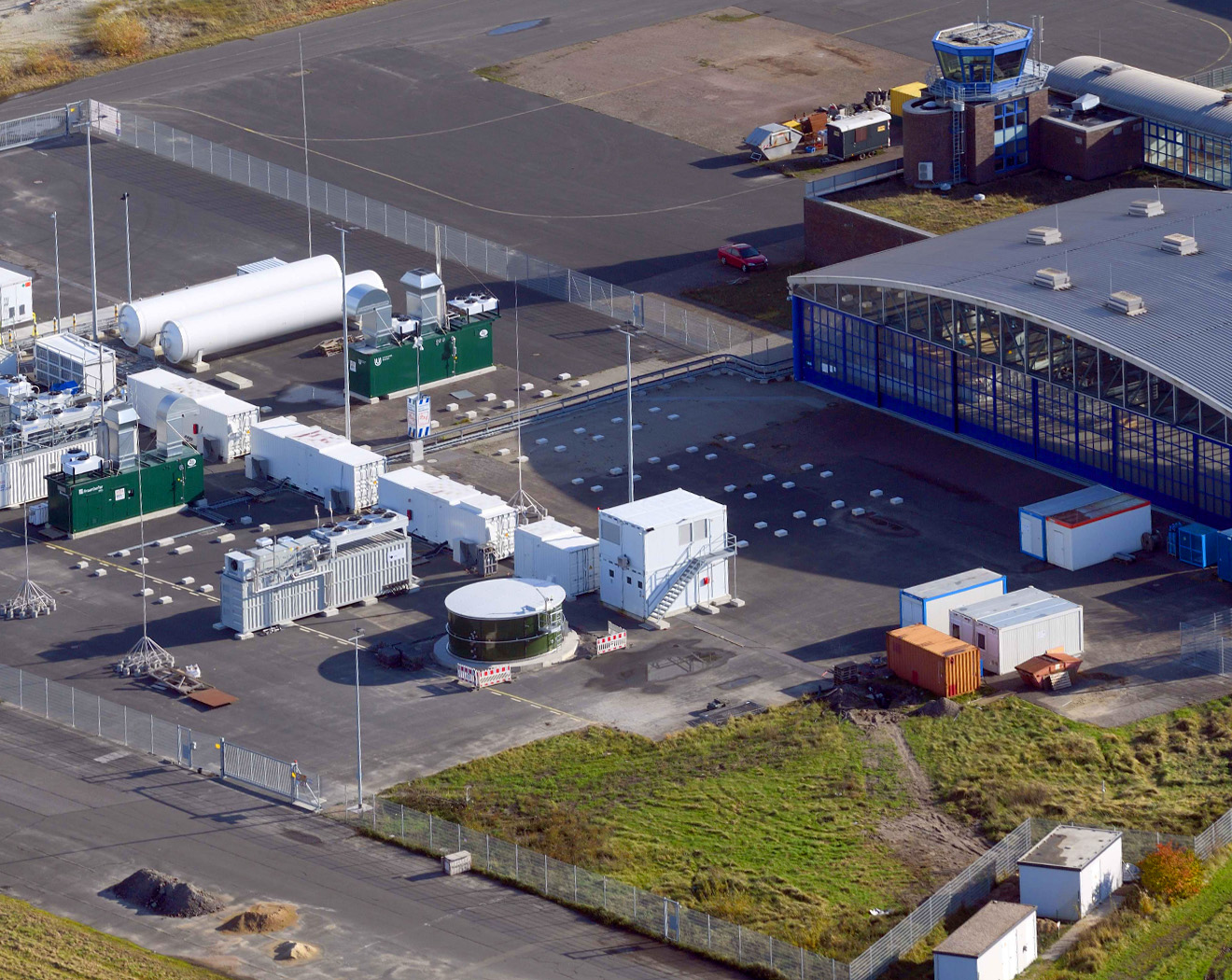 Fabrik Wasserstoff außen