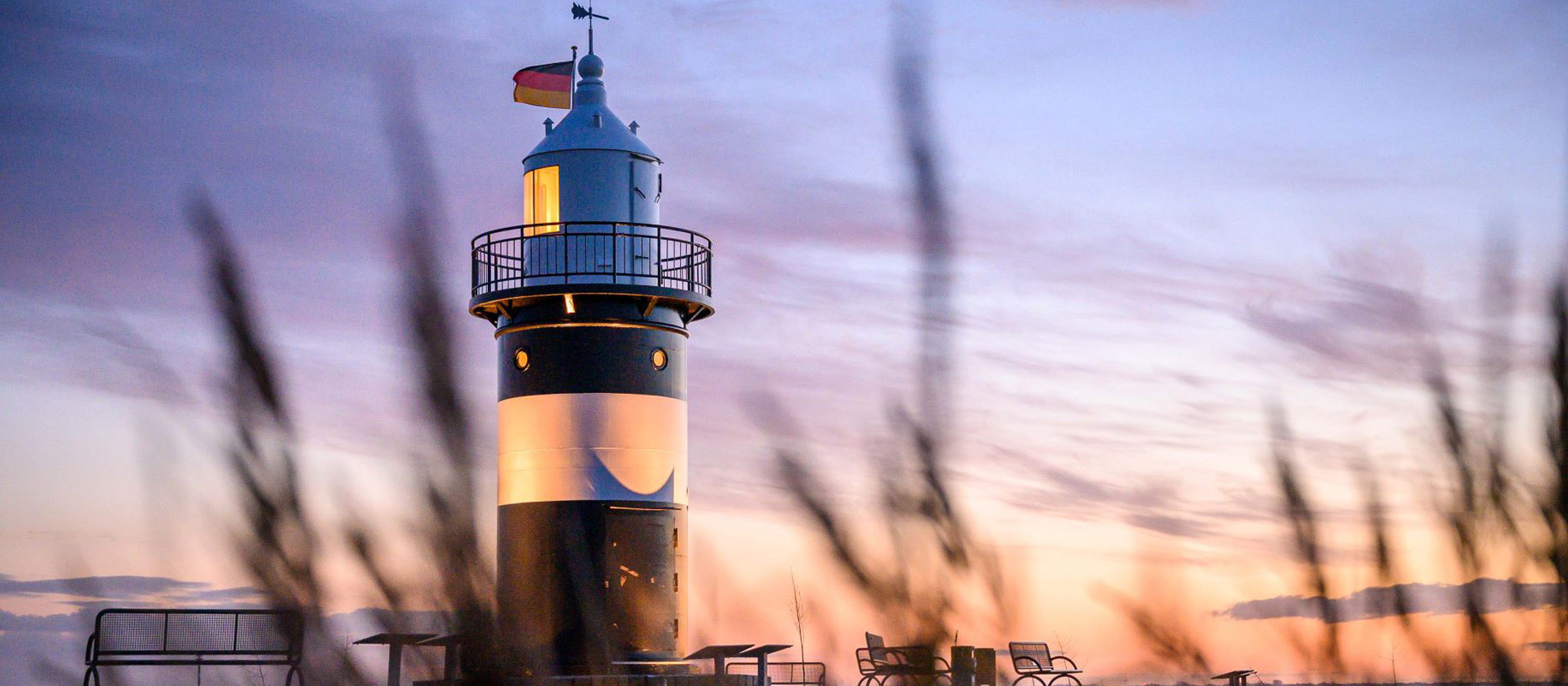 Leuchtturm in Abendstimmung