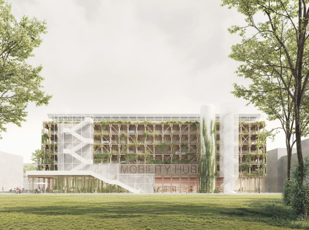 Das Stuttgarter Büro haascookzemmrich STUDIO2050 setzte sich mit einem innovativen und nachhaltigen Entwurf gegen starke Konkurrenz durch und gewann den ersten Preis.