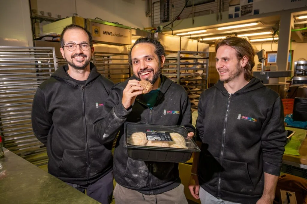 Das Start-Up-Unternehmen setzt im Bremerhavener First auf Conchas (von links): Maximo Solis, Julio Arreola und Florian Arreola.