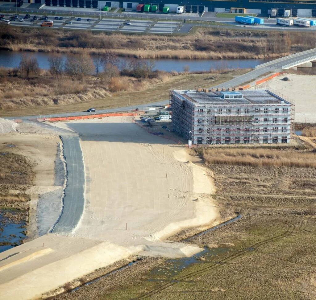 Das Gewerbegebiet „Lunedelta“ mit dem Gründungszentrum „Luniq“ möchte wirtschaftliche Innovation mit Nachhaltigkeit und Umweltschutz verbinden.