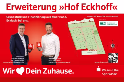 Baugrundstücke in Bederkesa – Traum vom Eigenheim - Ihre Ansprechpartner (78577)