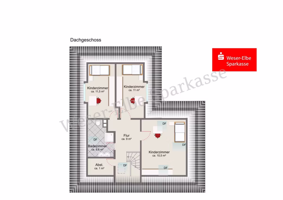 Grundriss Dachgeschoss