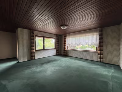 Winkelbungalow im Fehrmoor mit 6 Zimmern & Keller - Wohnzimmer (79700)