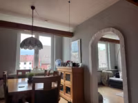 Esszimmer Blick ins WZ