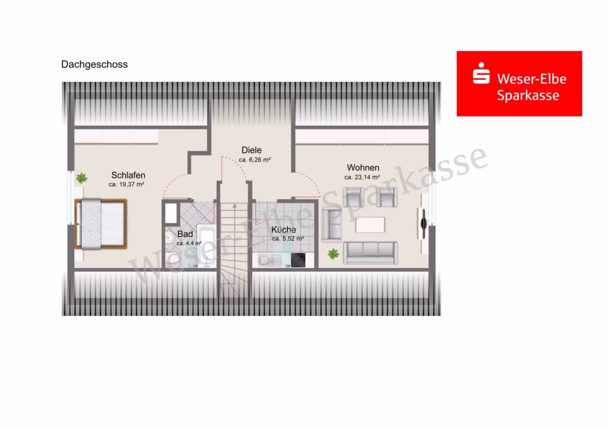 Grundriss Dachgeschoss