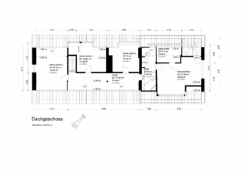 Wohnhaus mit Gewerbefläche für Beruf oder Hobby - Grundriss DG (39964)