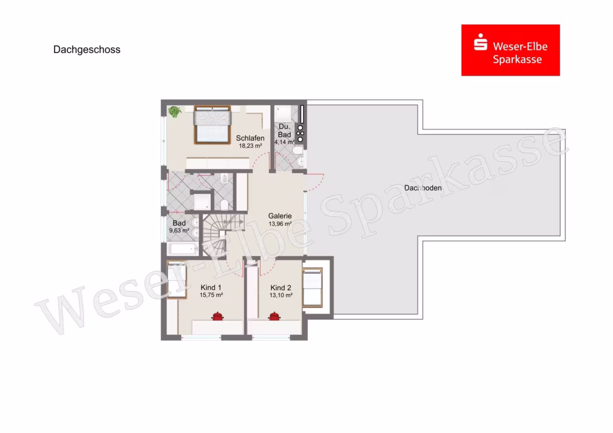 Grundriss Dachgeschoss