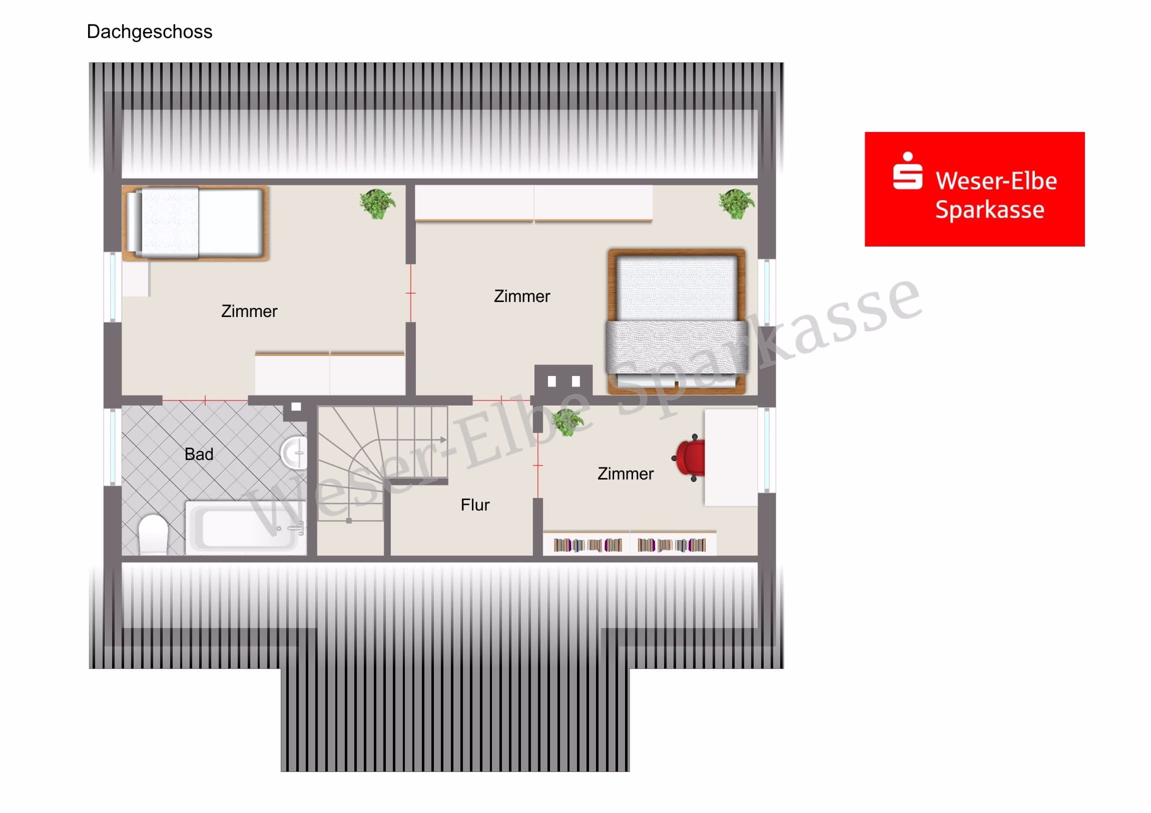 Grundriss Dachgeschoss
