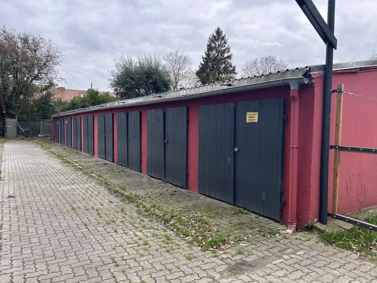 Garagenblock Vorderseite