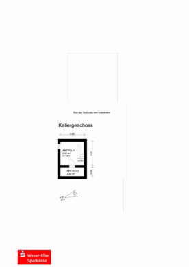 Solides Einfamilienhaus auf großem Grundstück - Kellergeschoss (37198)