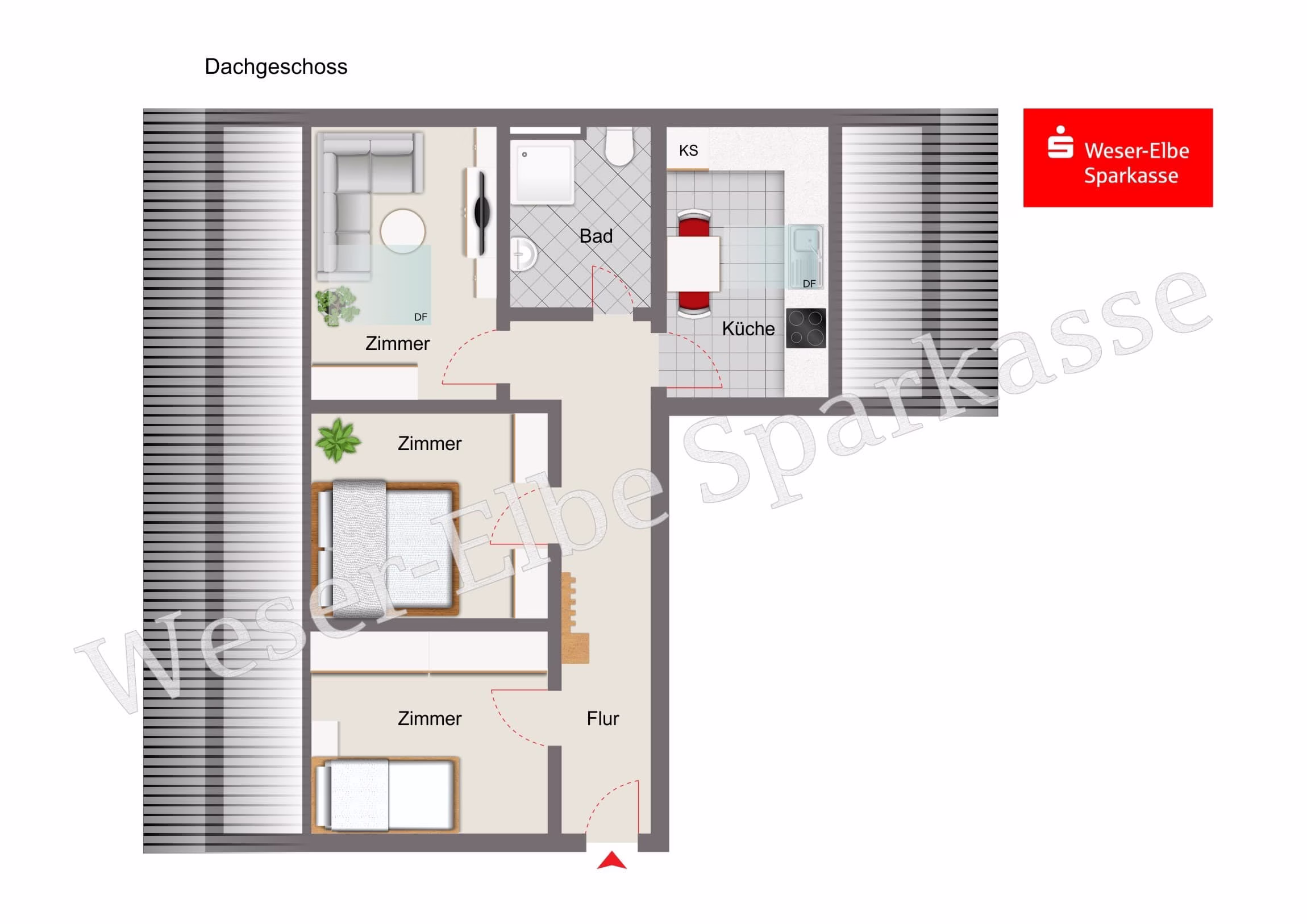 Grundriss Dachgeschoss