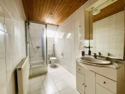 Einmalig: 3 Gebäude auf rd. 7.000 m² Grundstück - Haus 1 DG - Bad 1 (93252)