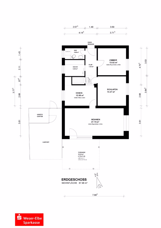 Grundriss Erdgeschoss