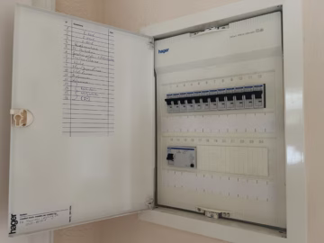 4-Zimmer-ETW in Mitte, 2 Balkone & Blick ins Grüne - Sicherungskasten (77591)