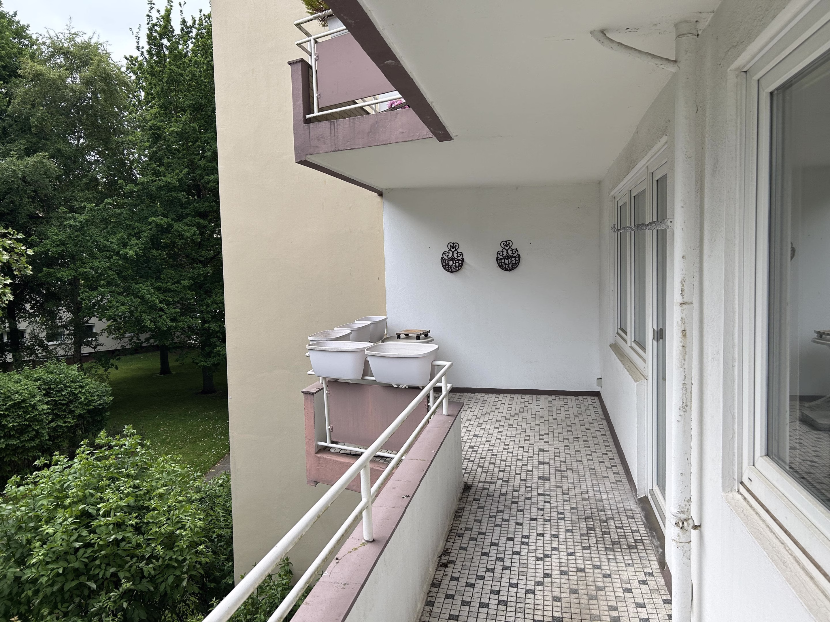 Loggia zur Gartenseite
