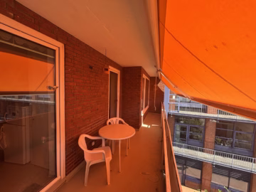 ETW mit Fahrstuhl & 2 Loggien im Hochschulquartier - Loggia Ansicht 2 (70485)