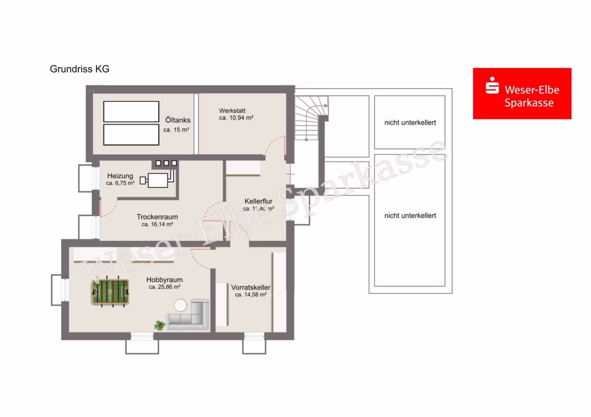 Grundriss Kellergeschoss