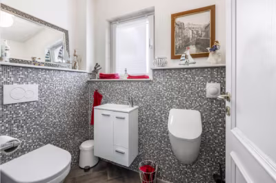 Maritimes Wohnglück am Sahlenburger Küstenwald - Gäste-WC (78416)