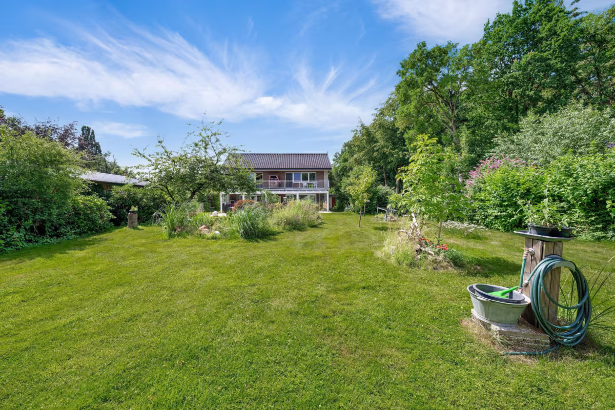 Blick aus dem Garten