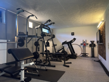 Gemütliches Blockhaus am Stadtrand Bremerhavens - Fitness-/ Hobbyraum (62745)