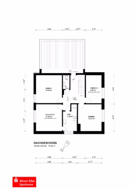 Ein Zuhause für die große Familie - DG-Grundriss (77129)