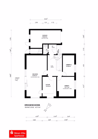 Ein Zuhause für die große Familie - EG-Grundriss (80415)