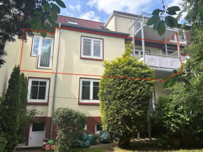 Vermietete Etage in beliebter Lage von Mitte-Nord - Gartenansicht (77770)