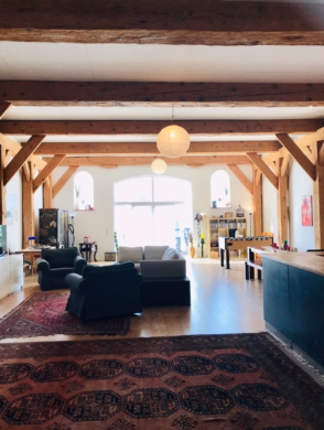 Historischer Resthof in idyllischer Lage - Whg. 2 - Wohnzimmer (46638)