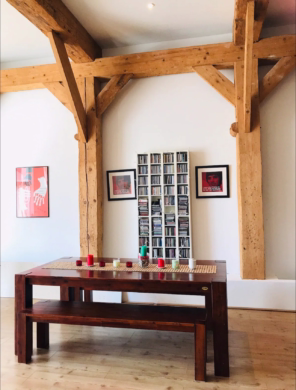 Historischer Resthof in idyllischer Lage - Whg. 2 - Wohnzimmer (46639)