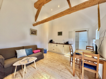 Historischer Resthof in idyllischer Lage - Whg. 3 - Wohnzimmer/Küche (46647)