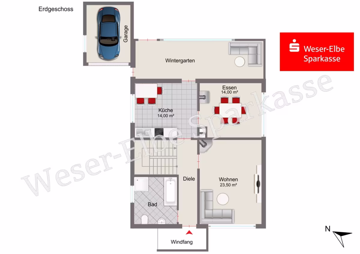Grundriss Erdgeschoss