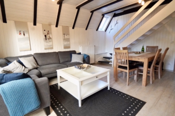 Doppelhaus im Feriengebiet „Achtern Diek“ - Wohnzimmer DHH 1 (41607)