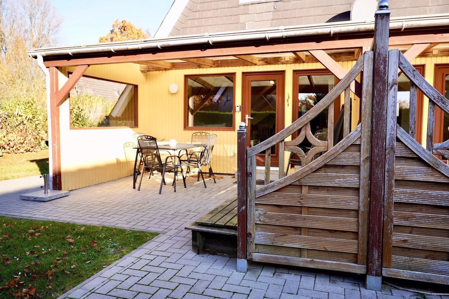 Überdachte Terrasse