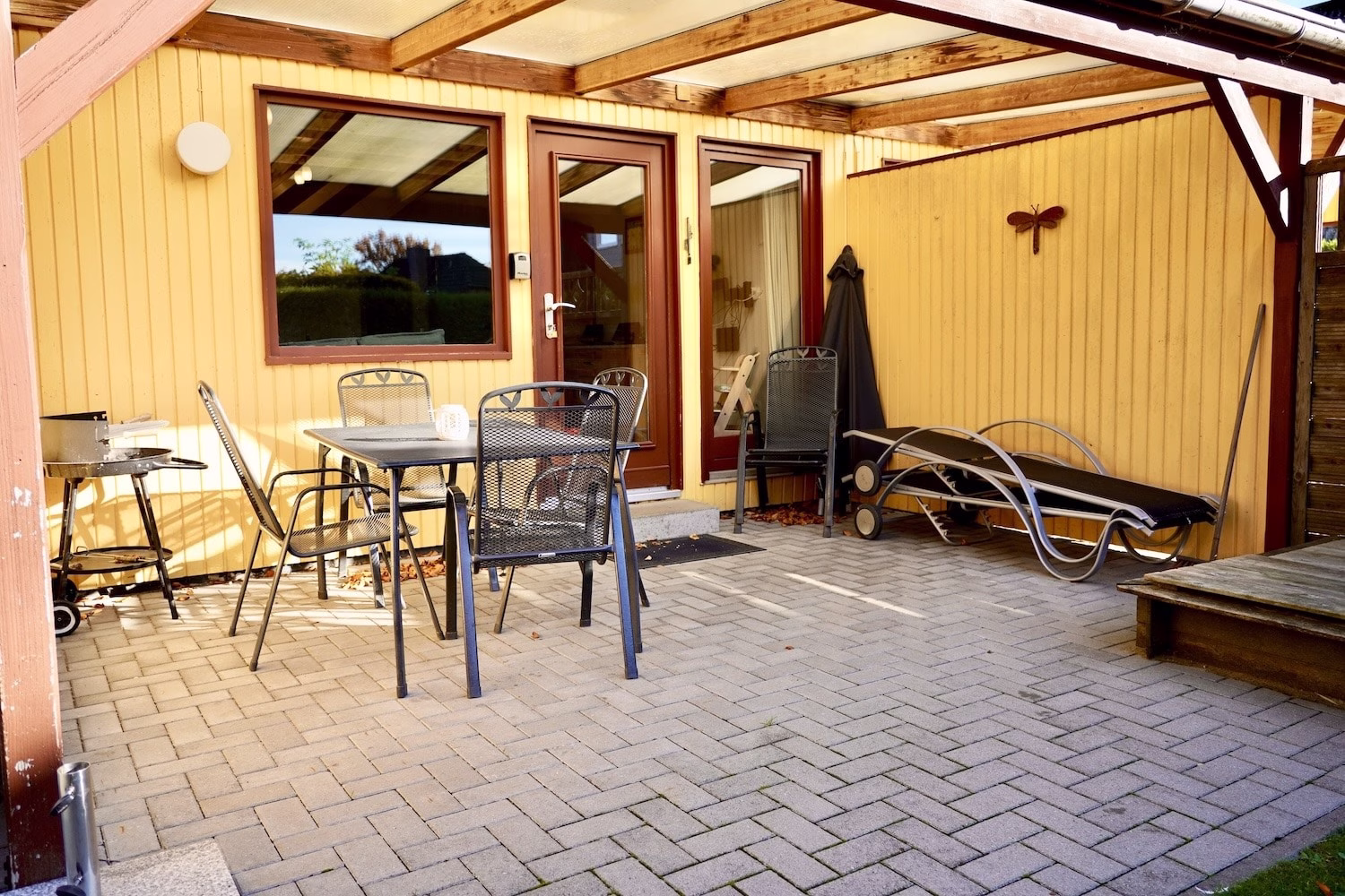 Überdachte Terrasse