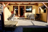Überdachte Terrasse - Doppelhaus im Feriengebiet „Achtern Diek“