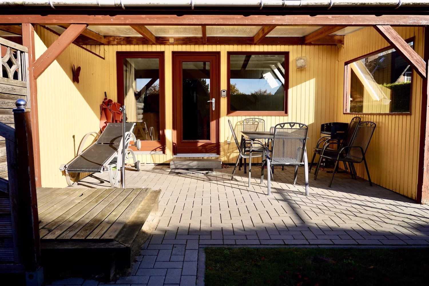 Überdachte Terrasse