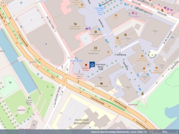 Büroräume in exponierter Lage in der Innenstadt - Umgebungskarte (37570)