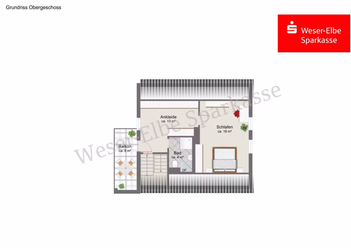 Grundriss Obergeschoss