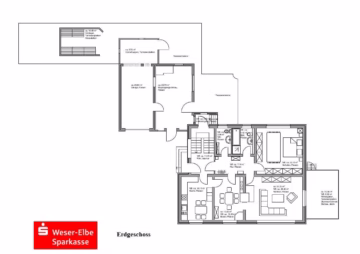 Großzügiges Wohnhaus mit Vollkeller - Erdgeschoss (70286)
