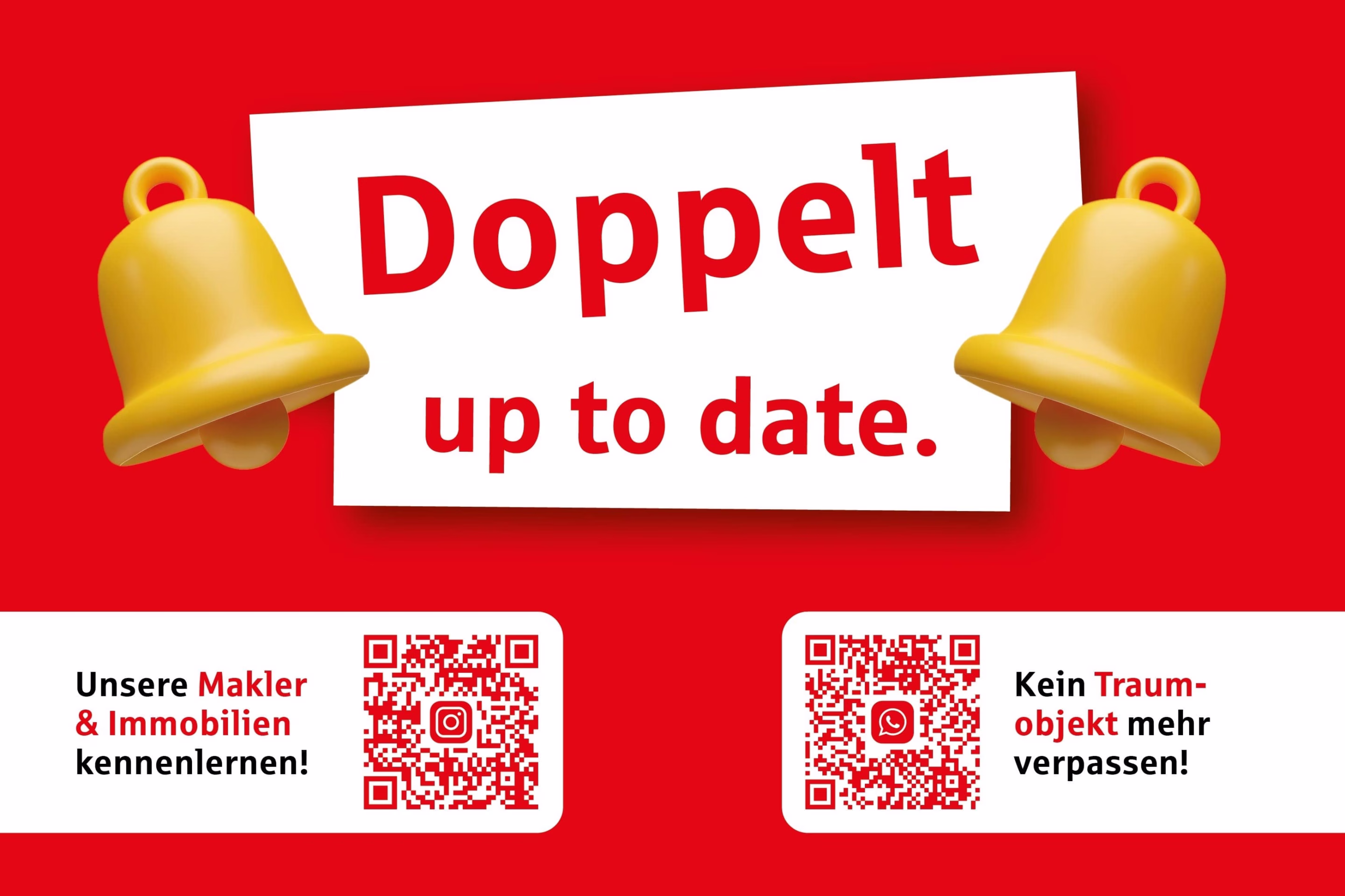 Doppelt up to date - jetzt scannen und folgen!