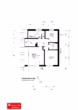 Grundriss 1. OG - 3-Zimmer-Wohnung mit Balkon in zentraler Lage
