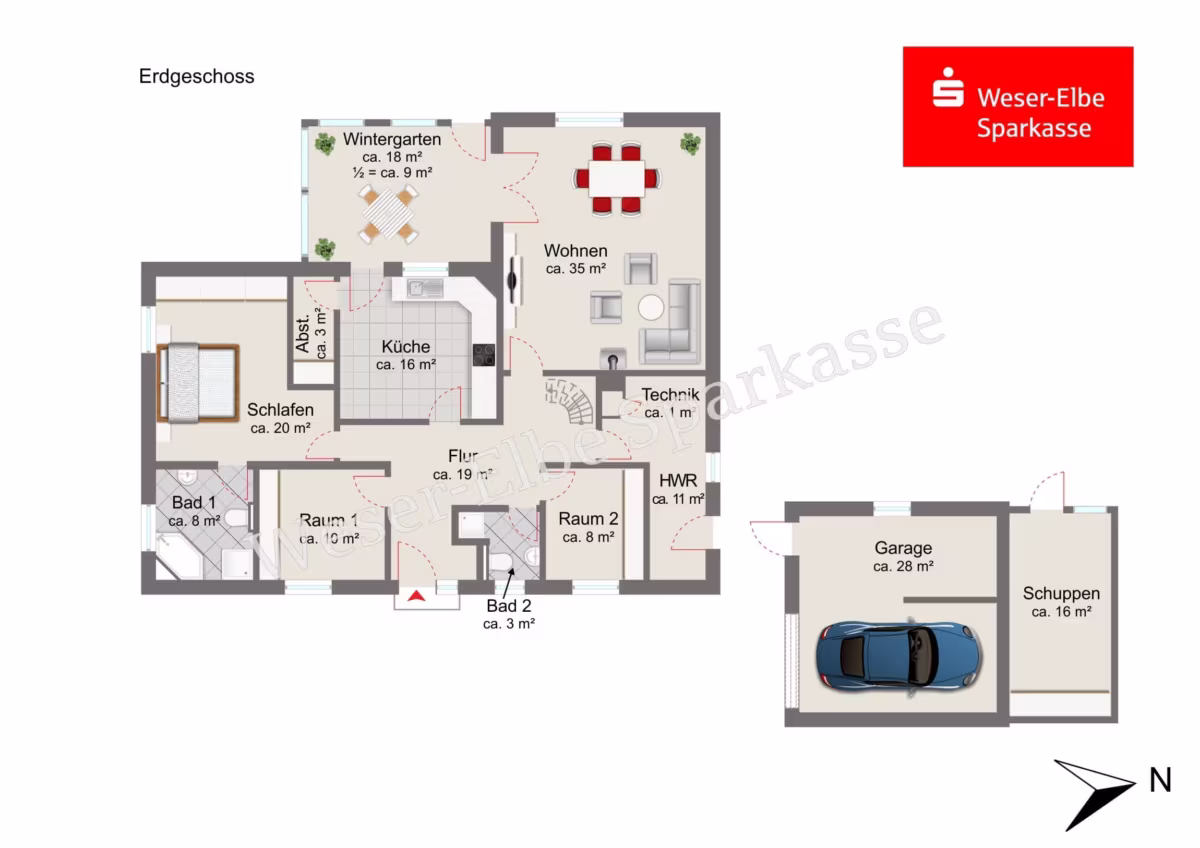 Grundriss Erdgeschoss