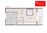 Grundriss Obergeschoss - Charmantes kleines Reihenmittelhaus