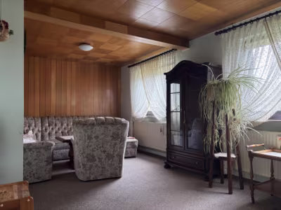 Gemütliches Haus am Wasserwerkswald - Wohnzimmer EG (85834)