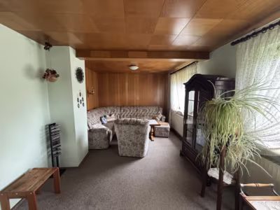 Gemütliches Haus am Wasserwerkswald - Wohnzimmer EG (85835)