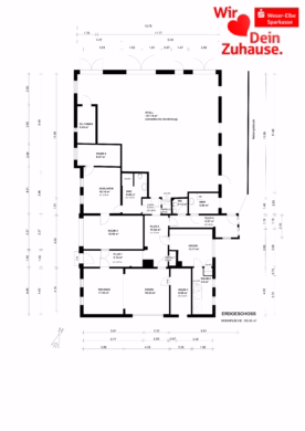 Resthofidylle: Platz für Ihre Familie und Hobbys - Grundriss Erdgeschoss (35880)