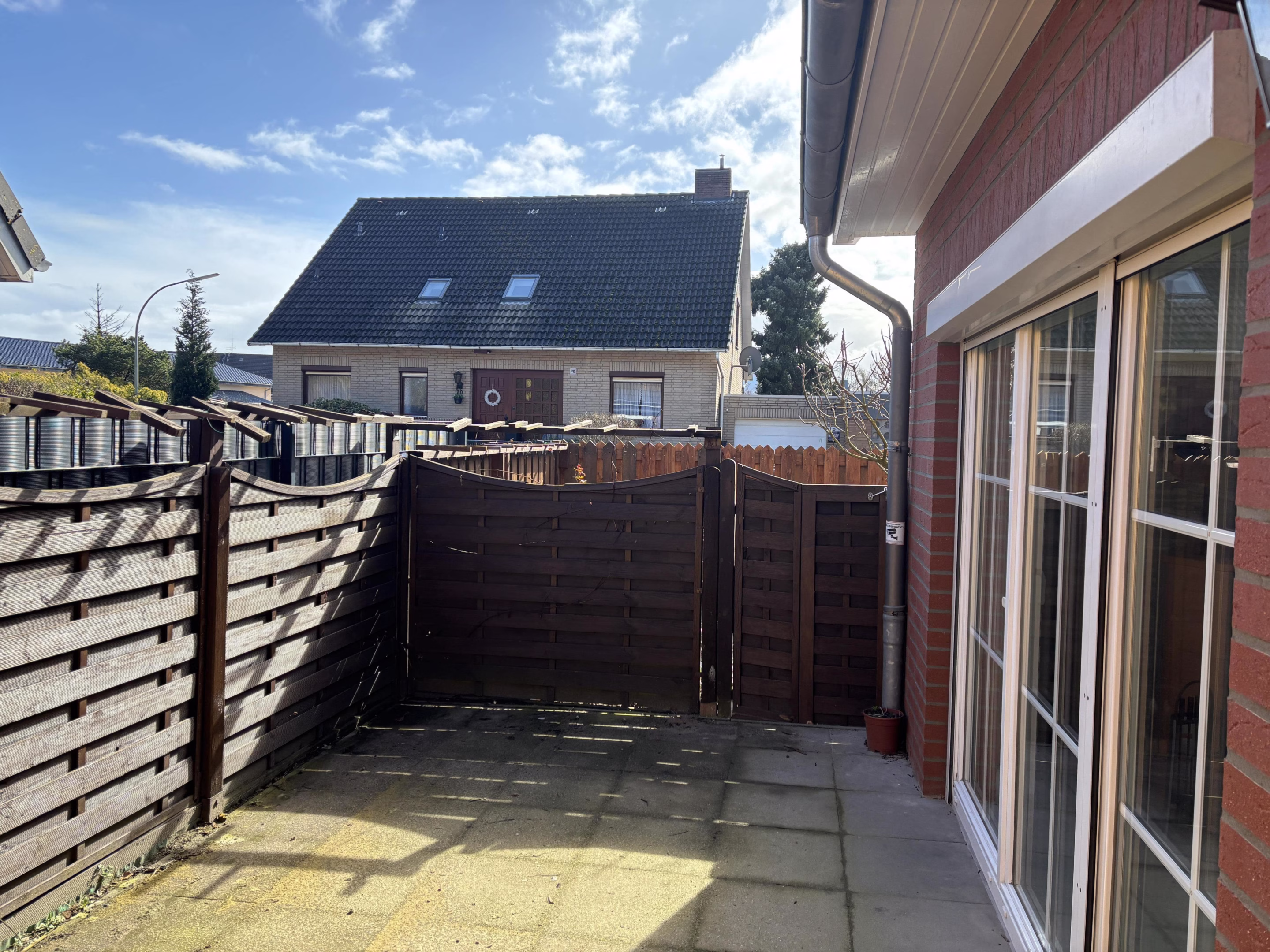 Terrasse am Wohnzimmer