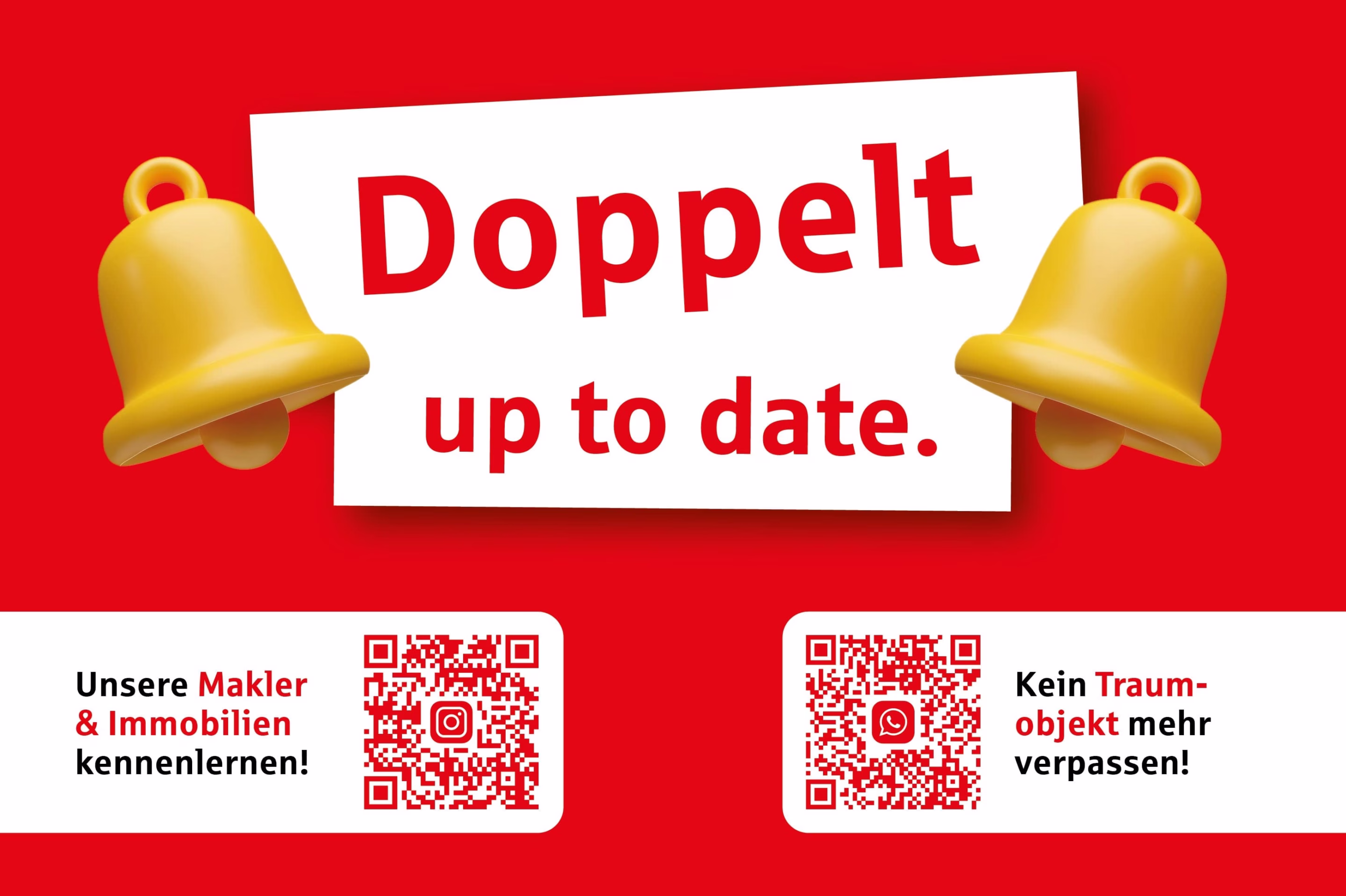 Doppelt up to date - scan mich!
