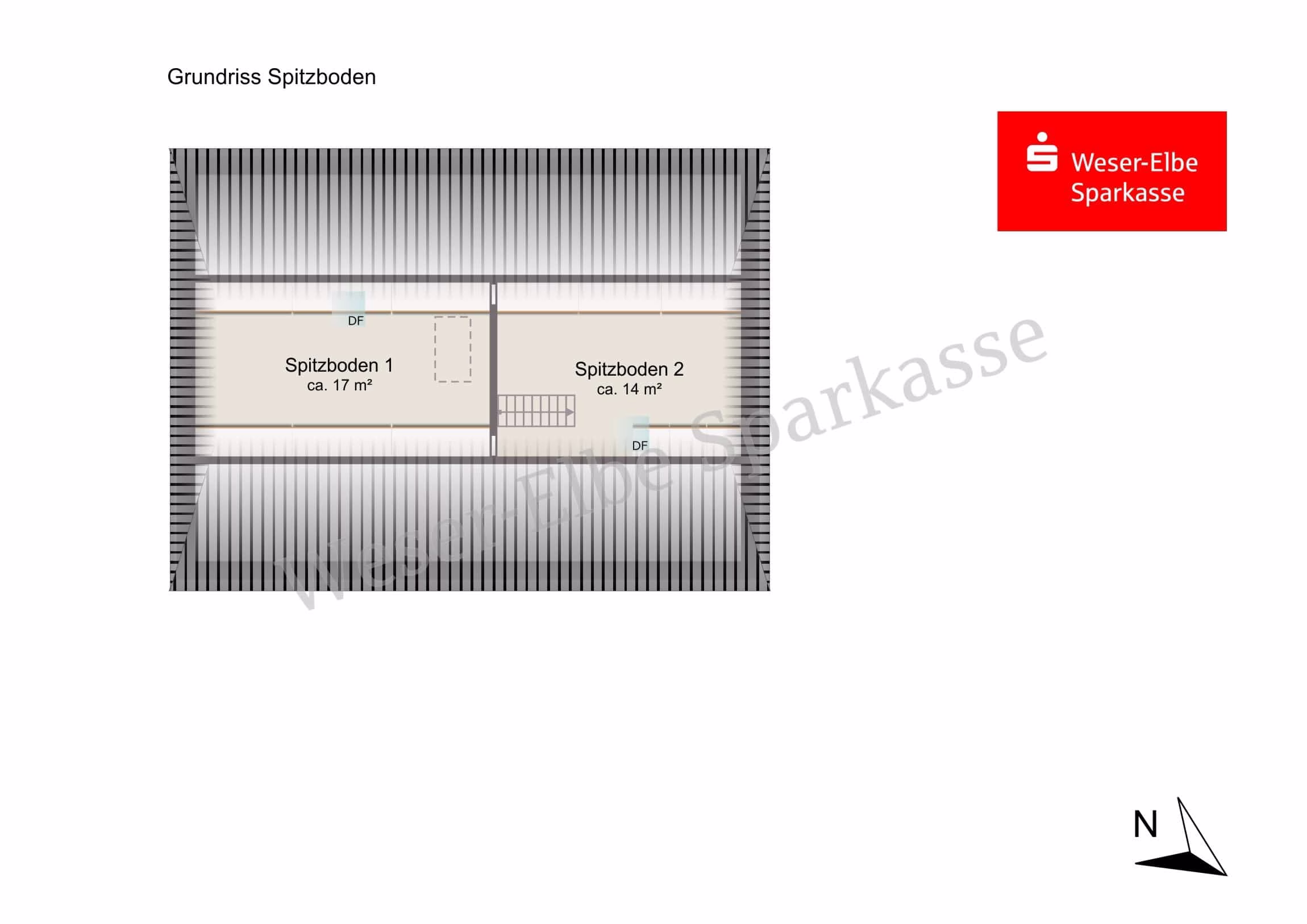 Grundriss Spitzboden